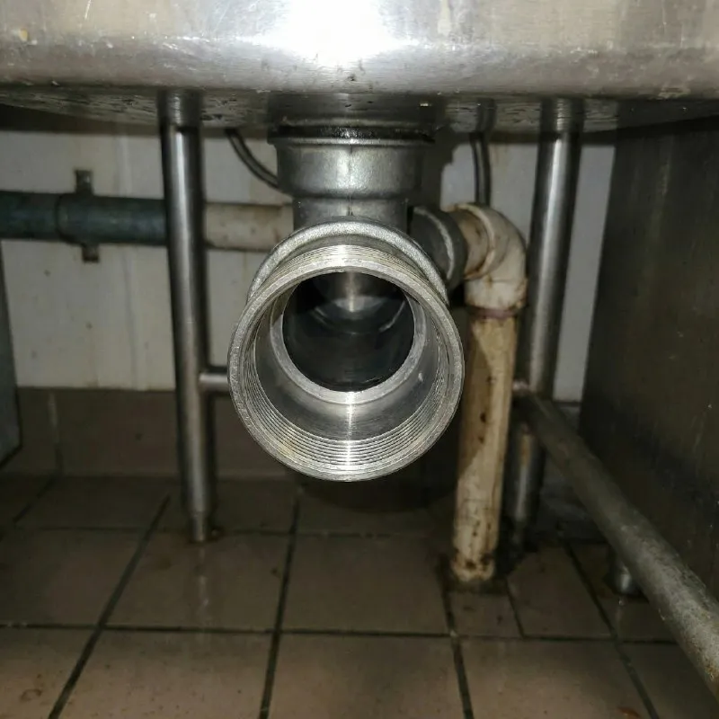 Жировой засор в ресторане — после